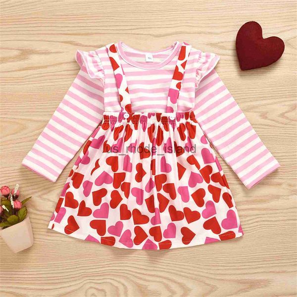 t-shirts 1-6 years toddler kids baby girls clothes sets heart print valentines day outfits spring long sleeve +suspender skirts sets x0628, Blue
t-shirts 1-6 years toddler kids baby girls clothes sets heart print valentines day outfits spring long sleeve +suspender skirts sets x0628, Blue