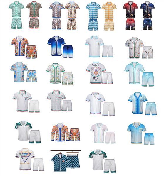 casablanca new short sleeve shirt collection monogram print mens and womens designer silk beach set shirts, select products by image, White;black
casablanca new short sleeve shirt collection monogram print mens and womens designer silk beach set shirts, select products by image, White;black