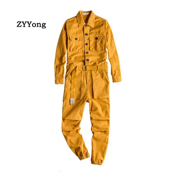 men's jeans jumpsuit lapel long sleeve multipocket ankle length beam feet overalls fashion black yellow freight trousers cargo pants 23, Blue
men's jeans jumpsuit lapel long sleeve multipocket ankle length beam feet overalls fashion black yellow freight trousers cargo pants 23, Blue