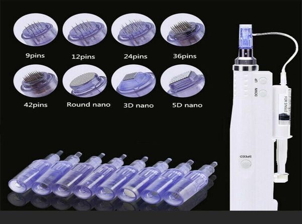 10pcs replacement micro needle cartridge tips for mesotherapy meso gun derma pen microneedle anti aging facial skin care wrinkle r7525502, Black;white
10pcs replacement micro needle cartridge tips for mesotherapy meso gun derma pen microneedle anti aging facial skin care wrinkle r7525502, Black;white