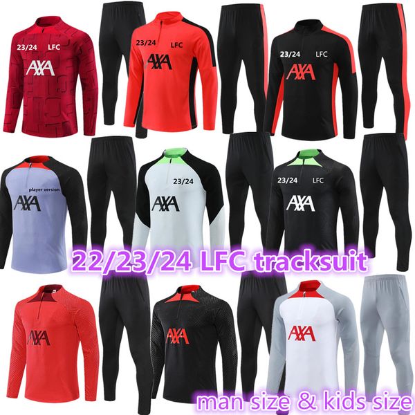 22 23 24 lvp tracksuit and kids kit long sleeve soccer diogo alexander arnold 2023 2024 men kit football training suit set child jacket, Black
22 23 24 lvp tracksuit and kids kit long sleeve soccer diogo alexander arnold 2023 2024 men kit football training suit set child jacket, Black