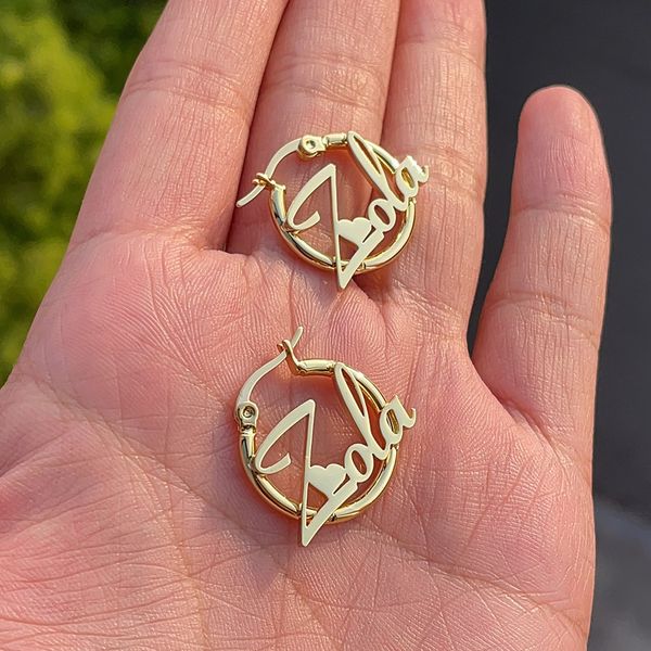 hoop huggie 3umeter kid custom name hoop earrings twist 20mm cute personality letter small round mini earring stainless steel girl gift 2306, Golden;silver
hoop huggie 3umeter kid custom name hoop earrings twist 20mm cute personality letter small round mini earring stainless steel girl gift 2306, Golden;silver