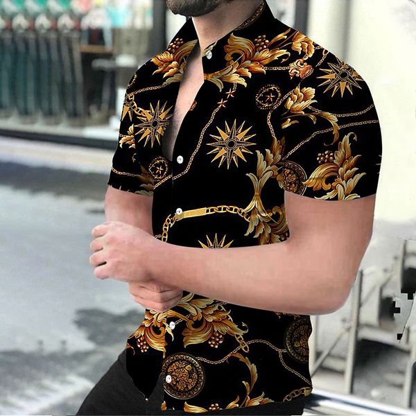 men's dress shirts hawaiian shirt flower digital printing camisa short sleeve for men casual beach oversized clothing 230628, White;black
men's dress shirts hawaiian shirt flower digital printing camisa short sleeve for men casual beach oversized clothing 230628, White;black
