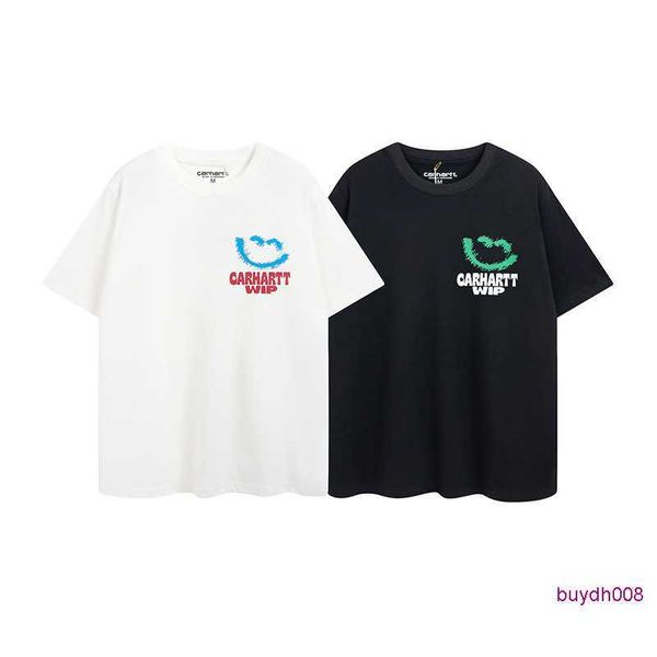 fashion men's and women's t-shirt tooling brand carhart new 2023 summer work clothes brand smiley face letter printed short sleeve, White;black
fashion men's and women's t-shirt tooling brand carhart new 2023 summer work clothes brand smiley face letter printed short sleeve, White;black