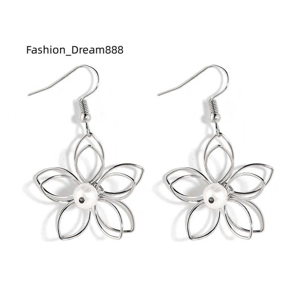modern cute flower pearl earrings pacific islands artificial jewellery for girls, Silver
modern cute flower pearl earrings pacific islands artificial jewellery for girls, Silver