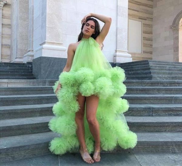 high neck asymmetrical green tulle prom dresses 2020 new fashion hilo handmade flowers ruffle formal evening party gowns shi4260274, Black
high neck asymmetrical green tulle prom dresses 2020 new fashion hilo handmade flowers ruffle formal evening party gowns shi4260274, Black