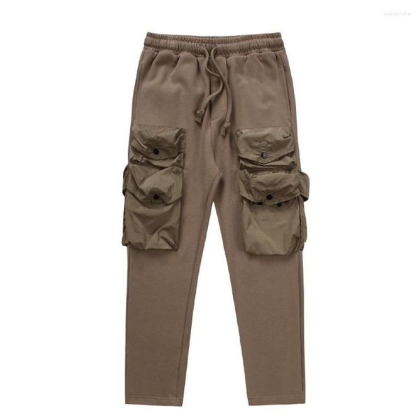 men's pants compass patch fall winte men's big pocket cargo sweatpants rendy trousers, Black
men's pants compass patch fall winte men's big pocket cargo sweatpants rendy trousers, Black