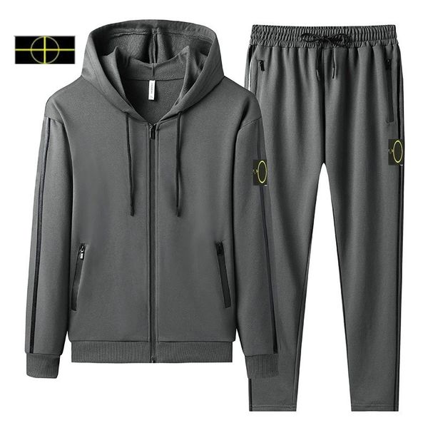spring and autumn men's tracksuits stone fashion classic island jacket solid casual sports suit is land men's two piece hooded zip, Black;brown
spring and autumn men's tracksuits stone fashion classic island jacket solid casual sports suit is land men's two piece hooded zip, Black;brown