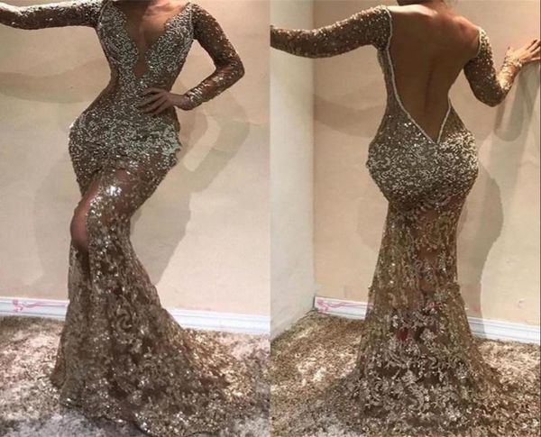 2020 new deep v neck long sleeves sequins mermaid long evening dresses beaded sheer mesh split backless formal party prom dres4163613, Black;red
2020 new deep v neck long sleeves sequins mermaid long evening dresses beaded sheer mesh split backless formal party prom dres4163613, Black;red
