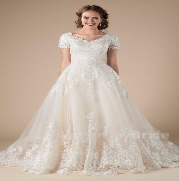 aline lace tulle vintage modest wedding dresses with short sleeves appliques formal country western lds wedding dresses temple br4566859, White
aline lace tulle vintage modest wedding dresses with short sleeves appliques formal country western lds wedding dresses temple br4566859, White