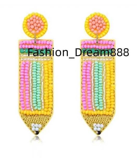 new arrival pencil shaped seed beads earring handmade earring for teacher's day gifts, Silver
new arrival pencil shaped seed beads earring handmade earring for teacher's day gifts, Silver