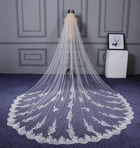 in stock 4m long veil designer lace appliqued cathedral length appliqued ivory wedding veil bride veils bridal hair with comb3459717, Black
in stock 4m long veil designer lace appliqued cathedral length appliqued ivory wedding veil bride veils bridal hair with comb3459717, Black