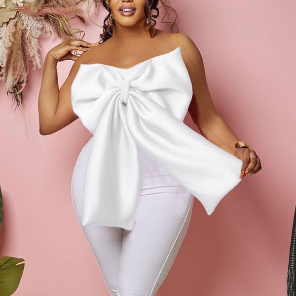women s t shirt summer 2023 bow wrapped chest strapless all matching pure color lady short 230628, White
women s t shirt summer 2023 bow wrapped chest strapless all matching pure color lady short 230628, White