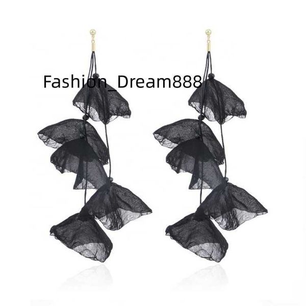 fashion light lace rose flower earrings yarn fabric floral long layer tassel earrings beach costume earrings for women, Silver
fashion light lace rose flower earrings yarn fabric floral long layer tassel earrings beach costume earrings for women, Silver