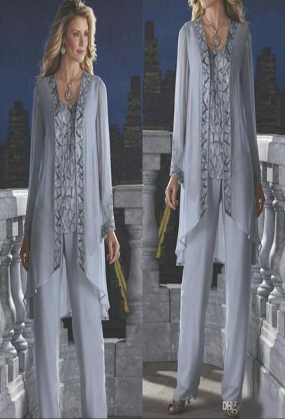 mother of the bride groom 3 piece pant suit silver chiffon beach wedding mothers dress long sleeves beads formal evening wear6656018, Black;red
mother of the bride groom 3 piece pant suit silver chiffon beach wedding mothers dress long sleeves beads formal evening wear6656018, Black;red