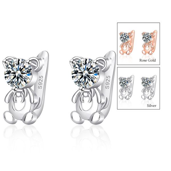 cute bear stud earrings cz diamond ear studs for girls small hoop huggies earrings women fashion statement earring jewelry gift, Golden;silver
cute bear stud earrings cz diamond ear studs for girls small hoop huggies earrings women fashion statement earring jewelry gift, Golden;silver