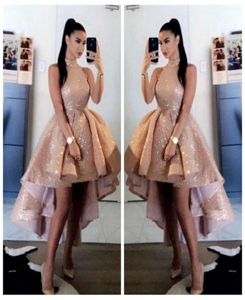 bling bling sequins rose gold high neck prom dresses 2020 short front long back sleeveless formal party evening gowns vestido6292550, Black
bling bling sequins rose gold high neck prom dresses 2020 short front long back sleeveless formal party evening gowns vestido6292550, Black