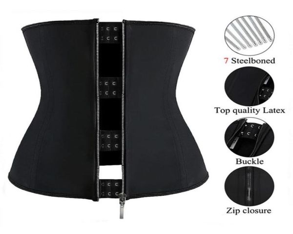 latex waist corset cincher slimming body shaper with 7 steel bones zipper hook closure double control abdomen tummy shapewear fo3934868
latex waist corset cincher slimming body shaper with 7 steel bones zipper hook closure double control abdomen tummy shapewear fo3934868