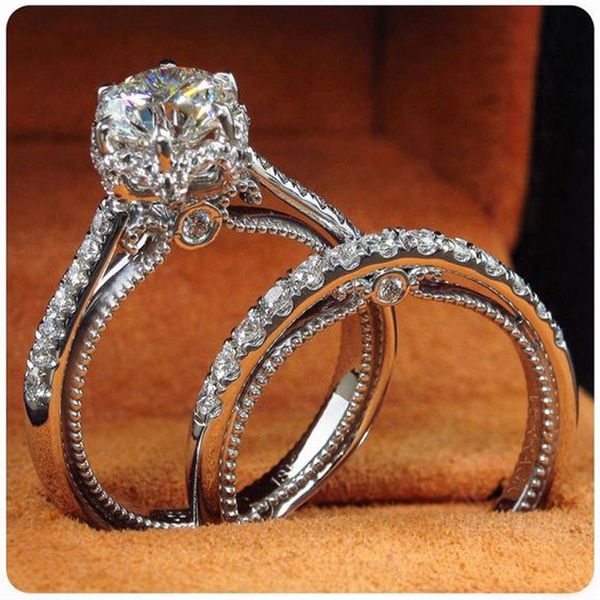 vintage bridal ring sets silver color crystal aaaa cz lovers promise wedding band rings for women fashion party jewelry, Slivery;golden
vintage bridal ring sets silver color crystal aaaa cz lovers promise wedding band rings for women fashion party jewelry, Slivery;golden