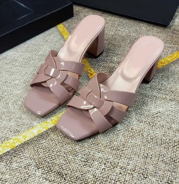 women sandal high heel slipper slide shoes tribute nu pieds leather sandals patent leather luxury design summer sandalies 35-41box, Black
women sandal high heel slipper slide shoes tribute nu pieds leather sandals patent leather luxury design summer sandalies 35-41box, Black