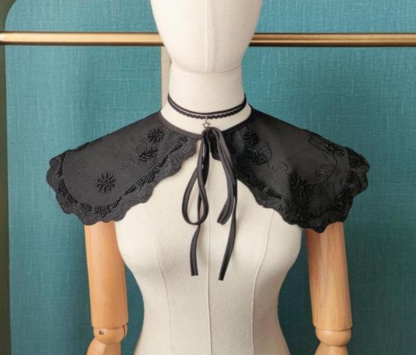 bow ties black handmade beads fake collar shawl for women detachable collars sweater blouse false shoulder wrap shawls1741229, Black;gray
bow ties black handmade beads fake collar shawl for women detachable collars sweater blouse false shoulder wrap shawls1741229, Black;gray