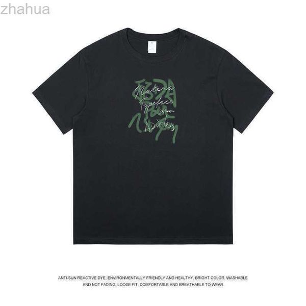 short sleeved t-shirt, american high street trend, men's inset style, personalized loose fitting, niche men's clothing, fashion la, White;black
short sleeved t-shirt, american high street trend, men's inset style, personalized loose fitting, niche men's clothing, fashion la, White;black