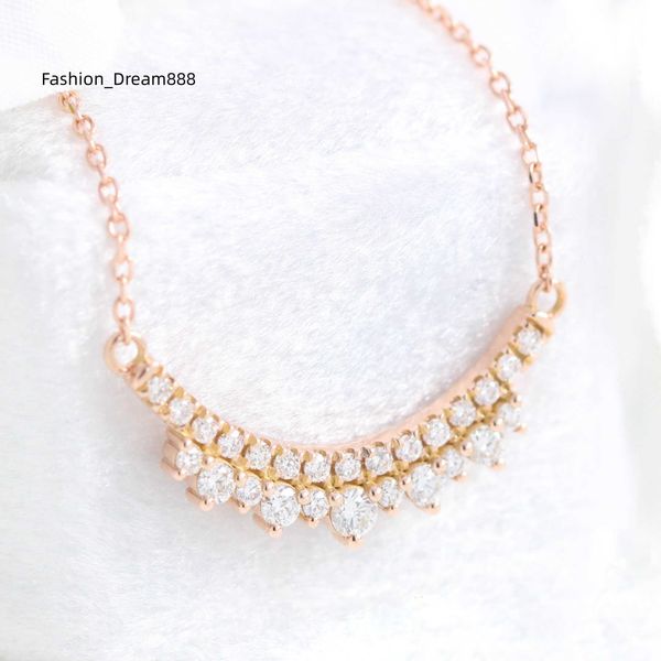 14k solid gold drop pendant chain crown diamond pave necklace mosinite diamonds necklace initial pendant, Silver
14k solid gold drop pendant chain crown diamond pave necklace mosinite diamonds necklace initial pendant, Silver