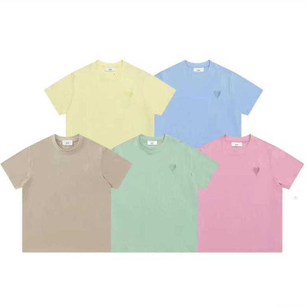 paris designer amis t shirt tshirts 2023 new macarone candy color love embroidery letter hearts pure cotton short sleeve men women 1136, White;black
paris designer amis t shirt tshirts 2023 new macarone candy color love embroidery letter hearts pure cotton short sleeve men women 1136, White;black