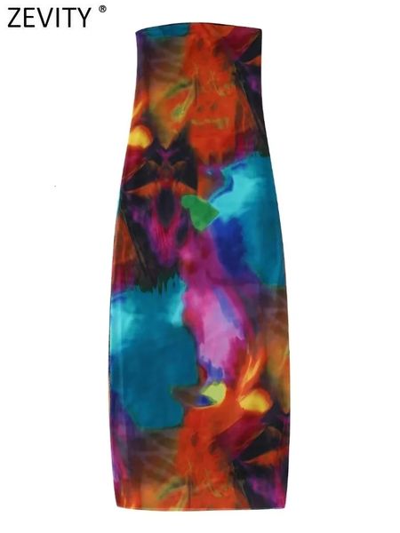 basic casual dresses zevity women strapless contrast color tie dyed printing mesh slim midi dress female chic party vestidos ds2120 230627, Black;gray
basic casual dresses zevity women strapless contrast color tie dyed printing mesh slim midi dress female chic party vestidos ds2120 230627, Black;gray