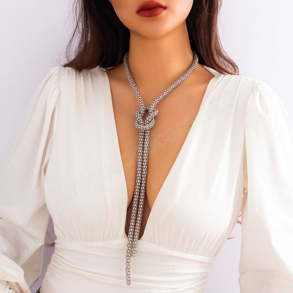 hip hop long thick tassels chain necklace for women trendy ladies large chunky choker necklace 2023 fashion jewelry on neck gift, Silver
hip hop long thick tassels chain necklace for women trendy ladies large chunky choker necklace 2023 fashion jewelry on neck gift, Silver