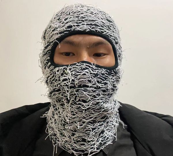 fashion face masks neck gaiter hip hop full face balaclava distressed knitted ski mask sheisty mask 230627
fashion face masks neck gaiter hip hop full face balaclava distressed knitted ski mask sheisty mask 230627