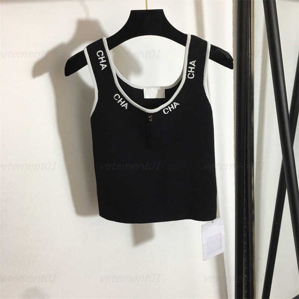 designer tank womens xiao xiang logo embroidered letters knitted camisole undershirt tank for women casual summer, White
designer tank womens xiao xiang logo embroidered letters knitted camisole undershirt tank for women casual summer, White