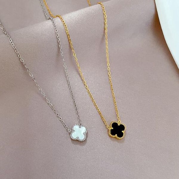 classic pendant necklaces for women elegant 4/four leaf clover locket highly quality ins choker chains designer jewelry 18k plated gold girl, Silver
classic pendant necklaces for women elegant 4/four leaf clover locket highly quality ins choker chains designer jewelry 18k plated gold girl, Silver