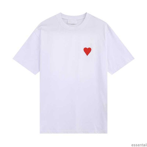 paris fashion mens designer t shirt amis embroidered red heart round neck short sleeve t-shirt men women tees 2023 summer new fashion ue00, White;black
paris fashion mens designer t shirt amis embroidered red heart round neck short sleeve t-shirt men women tees 2023 summer new fashion ue00, White;black