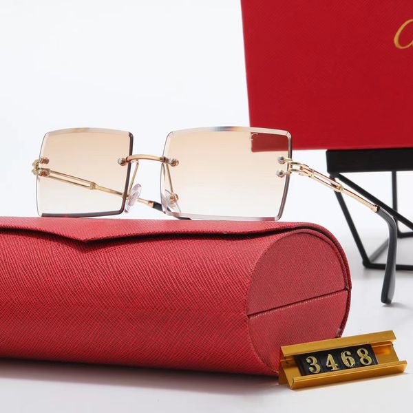 luxurys designer sunglasses composite metal rimless optical frame classic rectangle square luxury gold sunshade sunglass frame glasses lunet, White;black
luxurys designer sunglasses composite metal rimless optical frame classic rectangle square luxury gold sunshade sunglass frame glasses lunet, White;black