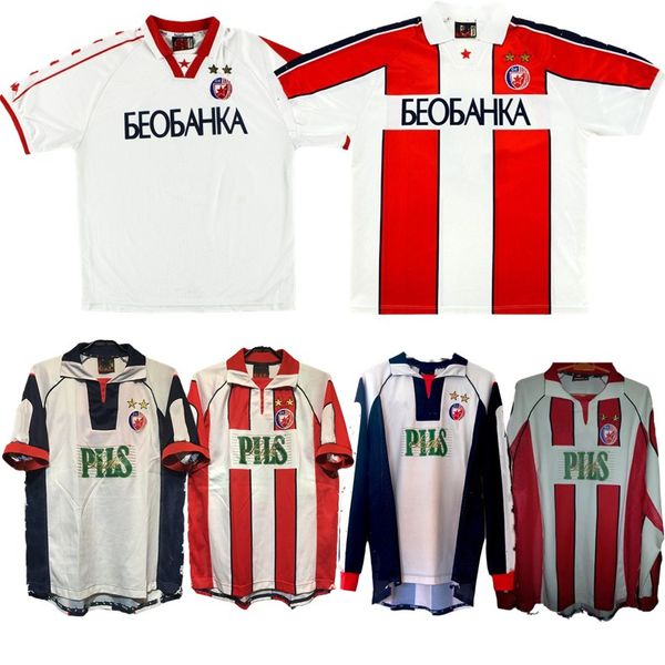 1999 2000 2001 red star belgrade retro soccer jerseys 1995 1996 1997 pjanovic drulic stankovic petkovic vintage classic football shirts, Black;yellow
1999 2000 2001 red star belgrade retro soccer jerseys 1995 1996 1997 pjanovic drulic stankovic petkovic vintage classic football shirts, Black;yellow
