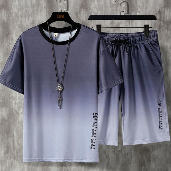 mens tracksuits ice silk suit mens summer casual loose sports short sleeve shorts twopiece youth tshirt breathable 230627, Gray
mens tracksuits ice silk suit mens summer casual loose sports short sleeve shorts twopiece youth tshirt breathable 230627, Gray