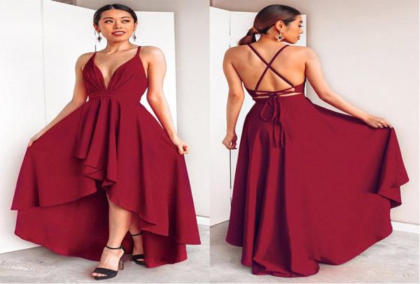 2019 deep v neck evening party dresses high low backless plus size vestido de festa4158416, Black
2019 deep v neck evening party dresses high low backless plus size vestido de festa4158416, Black