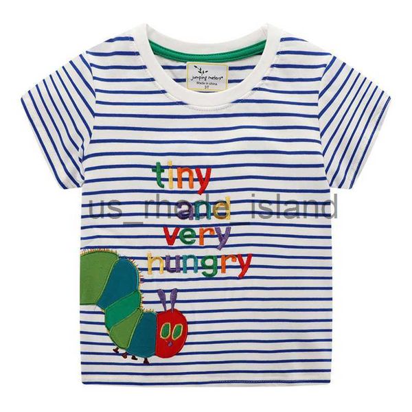 t-shirts jumping meters 2-7t summer baby tees caterpillar animals embroidery selling kids t shirts boys girls clothing x0628, Blue
t-shirts jumping meters 2-7t summer baby tees caterpillar animals embroidery selling kids t shirts boys girls clothing x0628, Blue