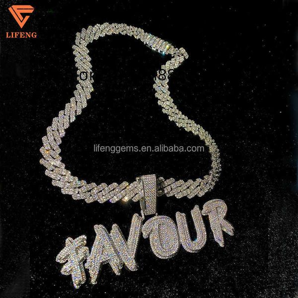luxury custom hip hop miami cuban link chain baguette cut vvs moissanite necklace personality letters pendant charm necklace, Silver
luxury custom hip hop miami cuban link chain baguette cut vvs moissanite necklace personality letters pendant charm necklace, Silver
