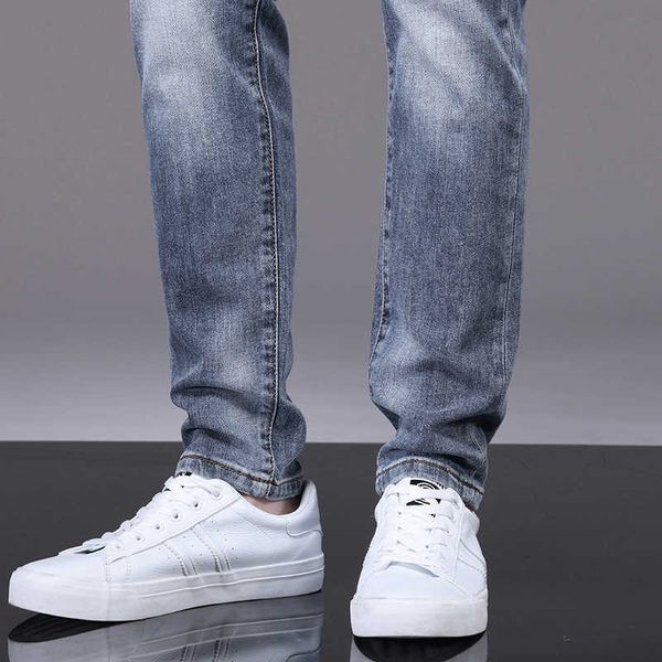 men's jeans designer high end men's jeans new in spring and summer slim fit elastic small feet korean version trendy boy student l, Blue
men's jeans designer high end men's jeans new in spring and summer slim fit elastic small feet korean version trendy boy student l, Blue
