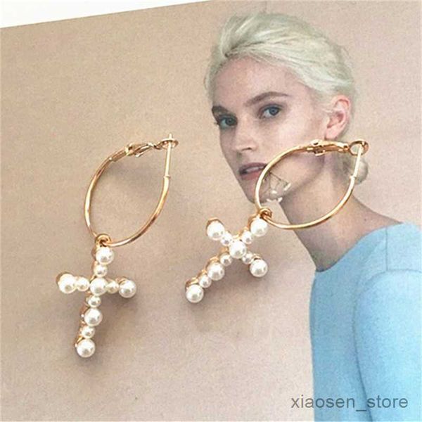 stud gold color cross earrings for women round hoop earrings fashion jewelry gifts r230628, Golden;silver
stud gold color cross earrings for women round hoop earrings fashion jewelry gifts r230628, Golden;silver