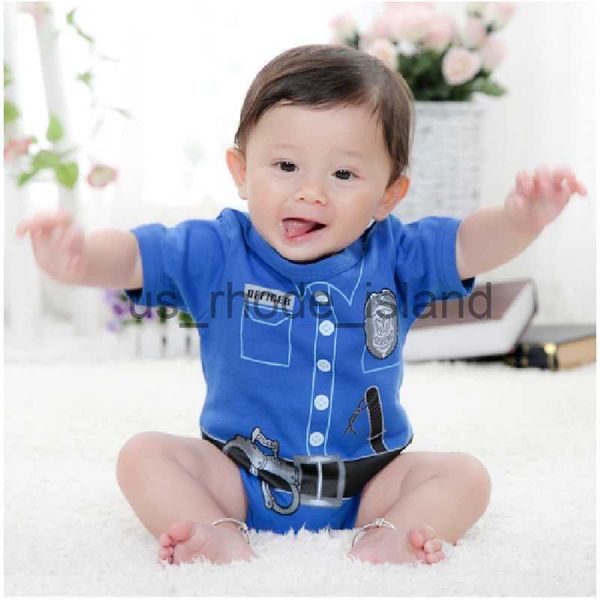 t-shirts summer baby boys bodysuits baby shortalls police baby boy clothes jumpsuit ropa de bebe x0628, Blue
t-shirts summer baby boys bodysuits baby shortalls police baby boy clothes jumpsuit ropa de bebe x0628, Blue