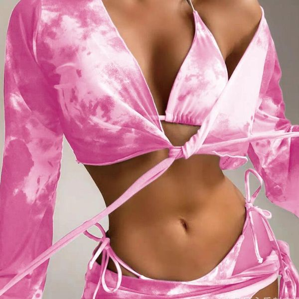 four pieces bikini set cover up women 2023 new push up twist swimsuit print long sleeve swimwear biquini bathing suit summer
four pieces bikini set cover up women 2023 new push up twist swimsuit print long sleeve swimwear biquini bathing suit summer