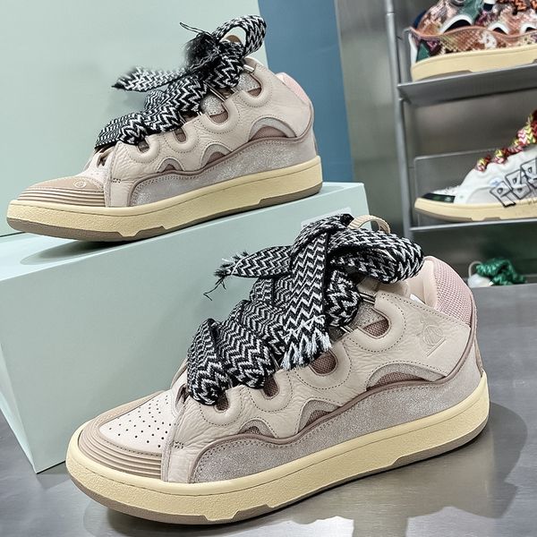 luxury designers new low thick soled high rise bread shoes mens shoes frosted leather skate shoe couples casual dad shoes womens shoes sizes, Black
luxury designers new low thick soled high rise bread shoes mens shoes frosted leather skate shoe couples casual dad shoes womens shoes sizes, Black