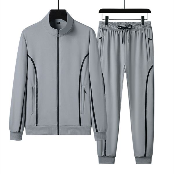 mens tracksuits men clothing spring and autumn casual suit fashion sports sets solid color clothes for men ropa hombre 230627, Gray
mens tracksuits men clothing spring and autumn casual suit fashion sports sets solid color clothes for men ropa hombre 230627, Gray
