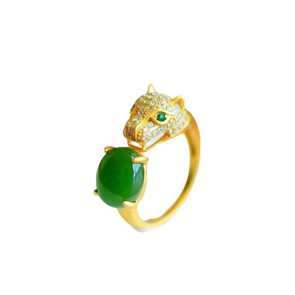 designer xinjiang chalcedony jasper egg s925 silver leopard head ring ancient law gold carti style elegance ornament gk8s
designer xinjiang chalcedony jasper egg s925 silver leopard head ring ancient law gold carti style elegance ornament gk8s