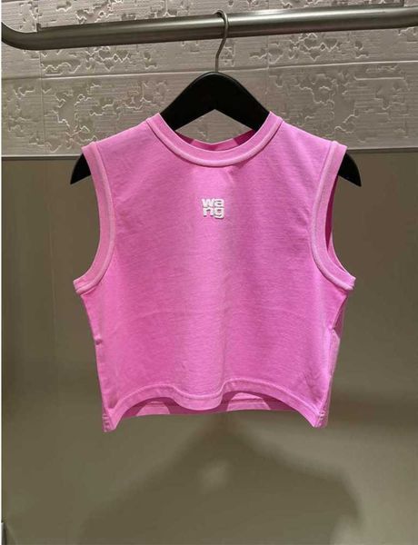 aw king 2023 spring new college style designer wang open umbilical sleeveless tank with slim fit pullover t-shirt women's wear a vest o, White
aw king 2023 spring new college style designer wang open umbilical sleeveless tank with slim fit pullover t-shirt women's wear a vest o, White