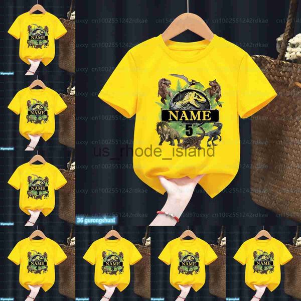 t-shirts new jurassic park birthday gift 1-10 t shirt funny dinosaur t-shirt boys tshirts kids clothes name custom x0628, Blue
t-shirts new jurassic park birthday gift 1-10 t shirt funny dinosaur t-shirt boys tshirts kids clothes name custom x0628, Blue