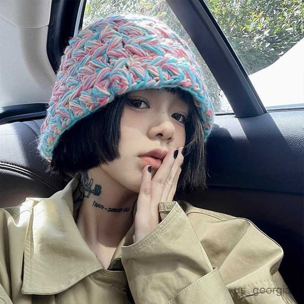 caps mixed knit bucket hat women hand crochet knit beanies cap winter ski cap girls warm ear guards bonnet gorras r230628, Blue;gray
caps mixed knit bucket hat women hand crochet knit beanies cap winter ski cap girls warm ear guards bonnet gorras r230628, Blue;gray